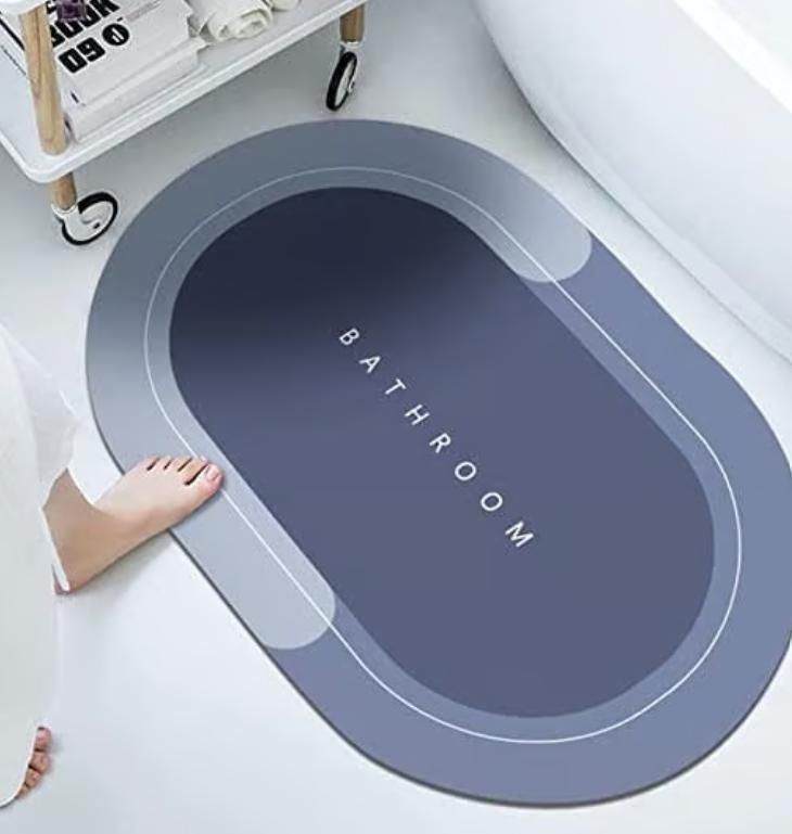 Water Absorbing Anti Slip Floor Mat, Bath Mat