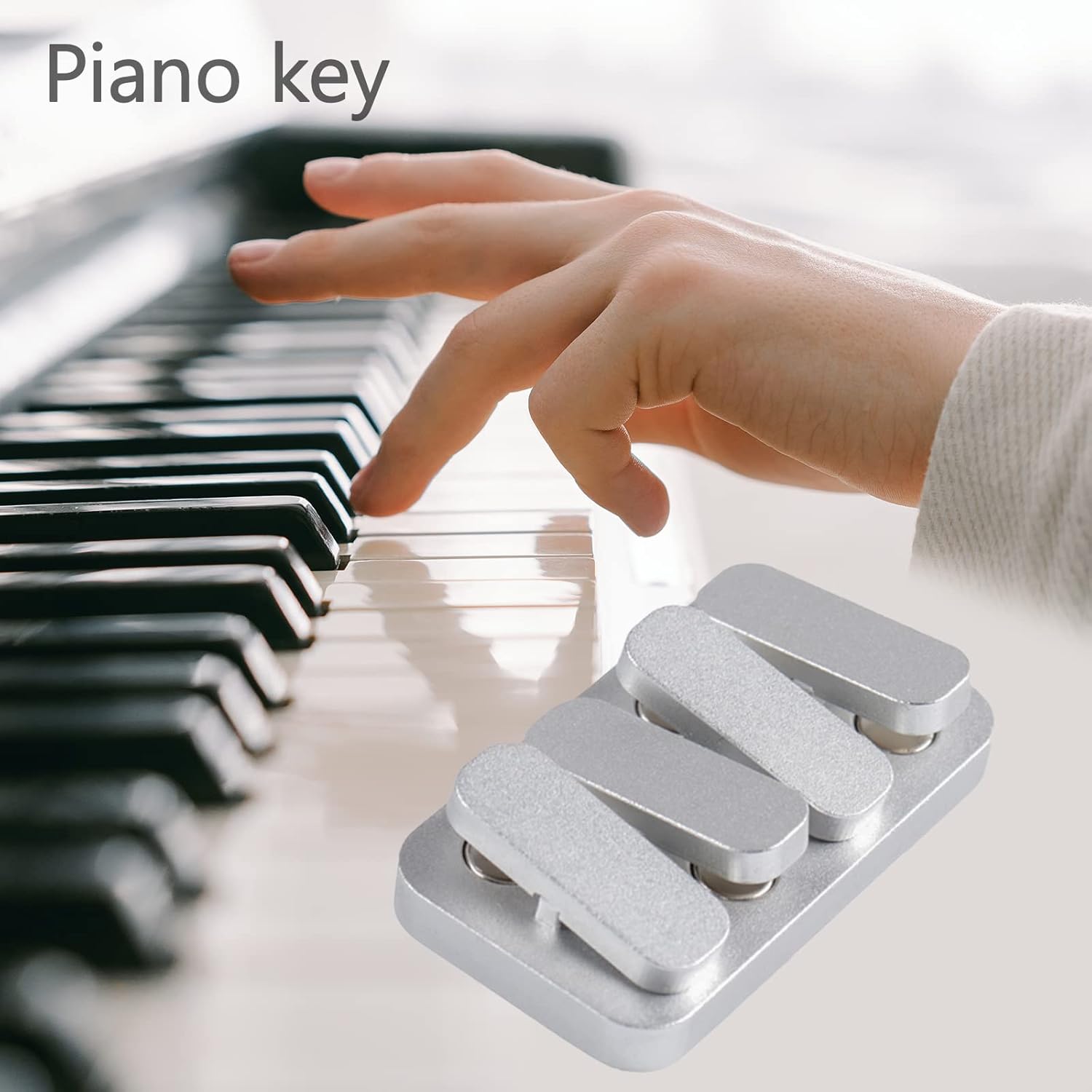 Piano Keys Metal Fidget Clicker