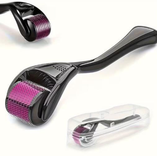 Derma Roller With 0.5 MM Titanium Microneedles  (Pack of 1 )